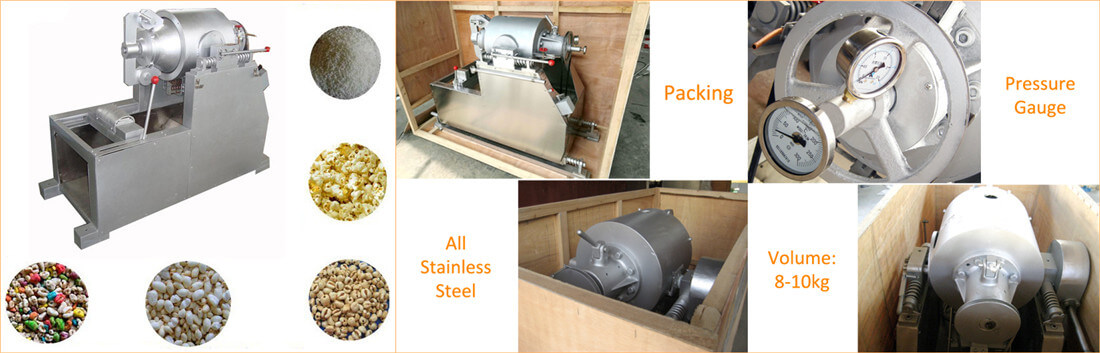 airflow grain puffing machine with excellent service