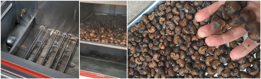 cashew nut boiling machine