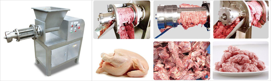 chicken meat bone separating machine