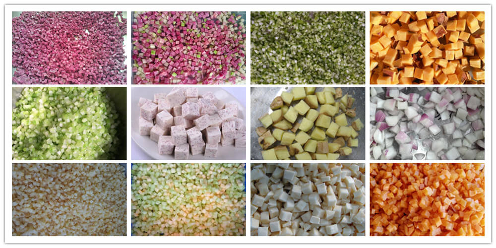 Fast Vegetable Dicing Machine for Food Processing Plant