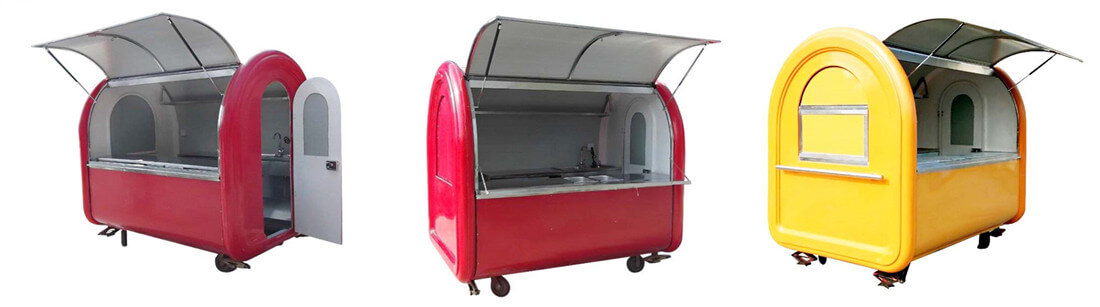 hand push food cart for sale