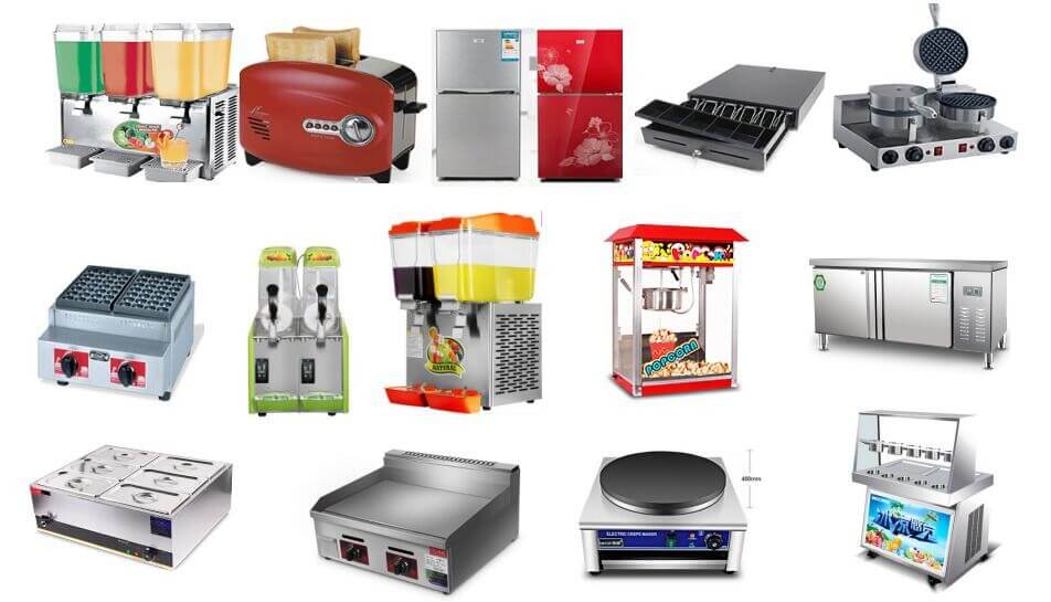 helpful food equipment for electric food cart