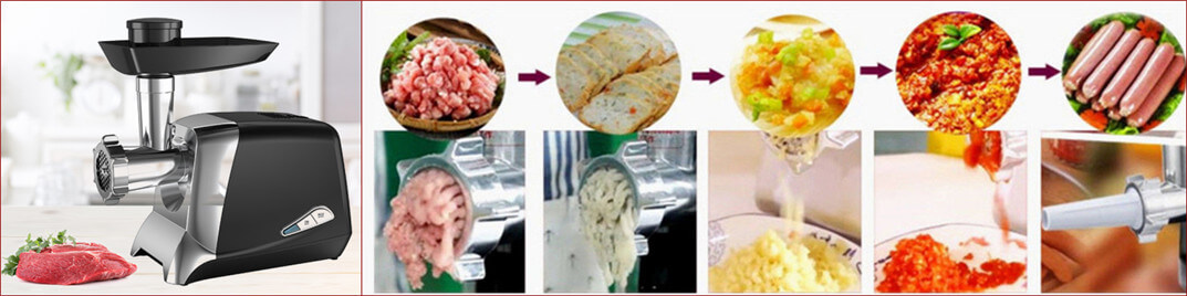 mini meat grinding machine application