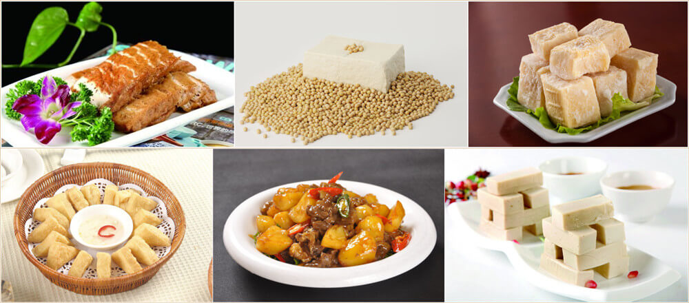 various tofu food