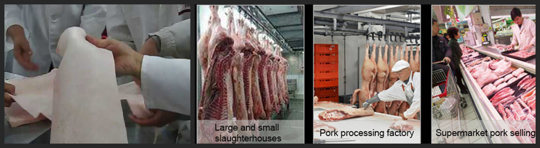 wide application of pork skin removal machine